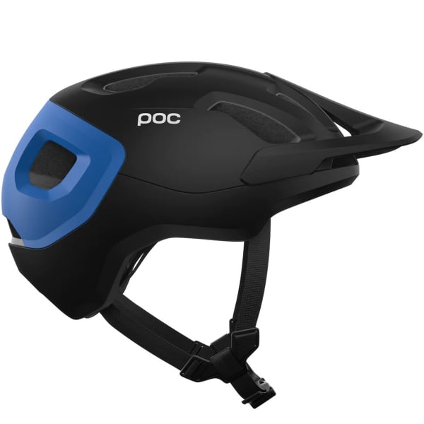 Casque VTT POC AXION URANIUM BLACK/OPAL BLUE METALLIC/MATT