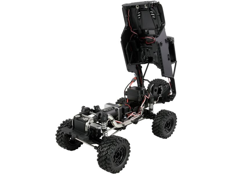 Amewi Scale Crawler Hyper Go SC 1:12 RTR Antrazit Off-Road RC Model mit Brushless Motor