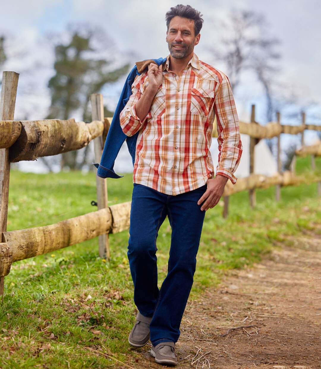 Chemise Popeline à Carreaux