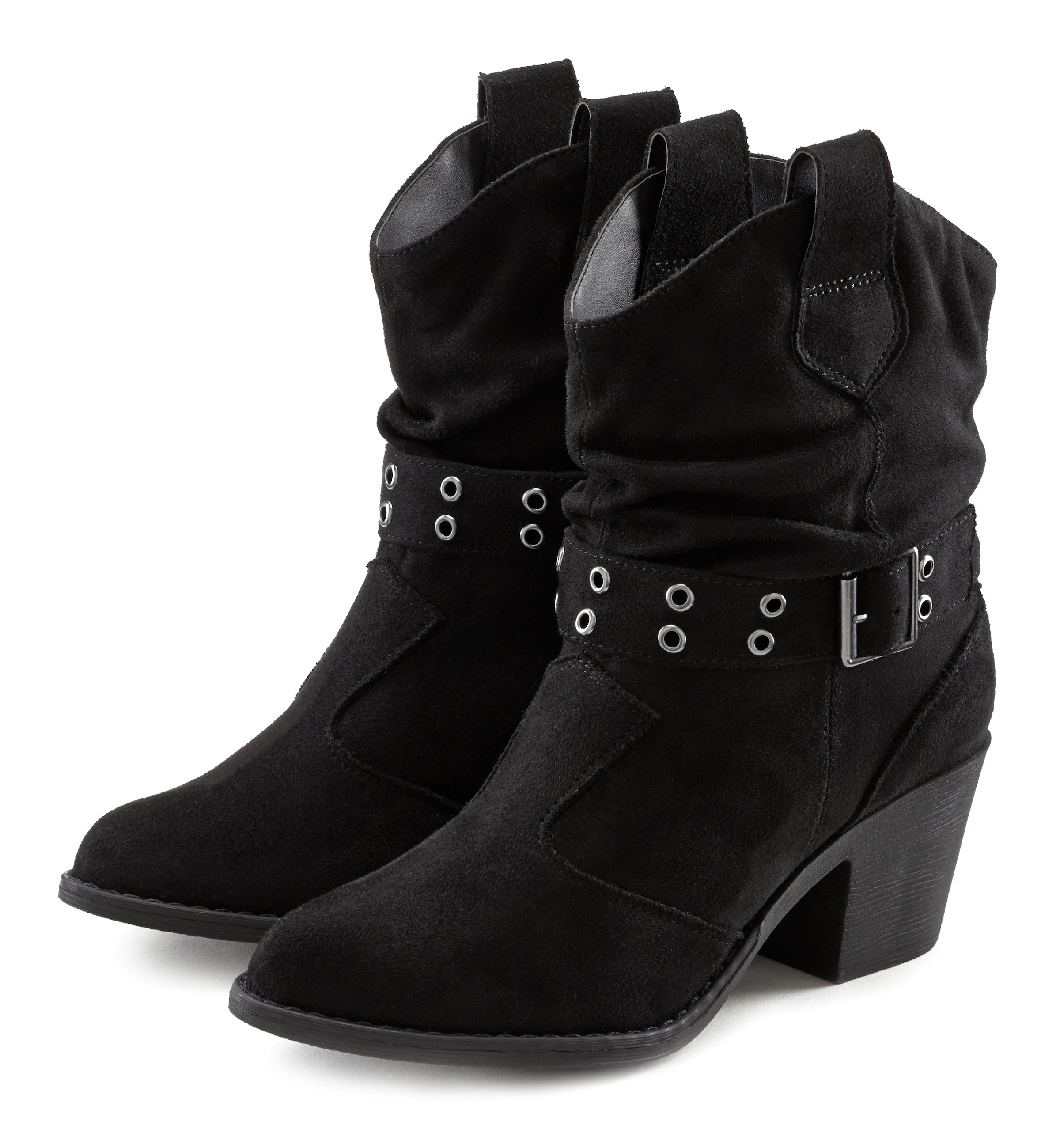 LASCANA Cowboy Stiefelette  Cowboy Boots, Western Stiefelette, Ankleboots VEGAN