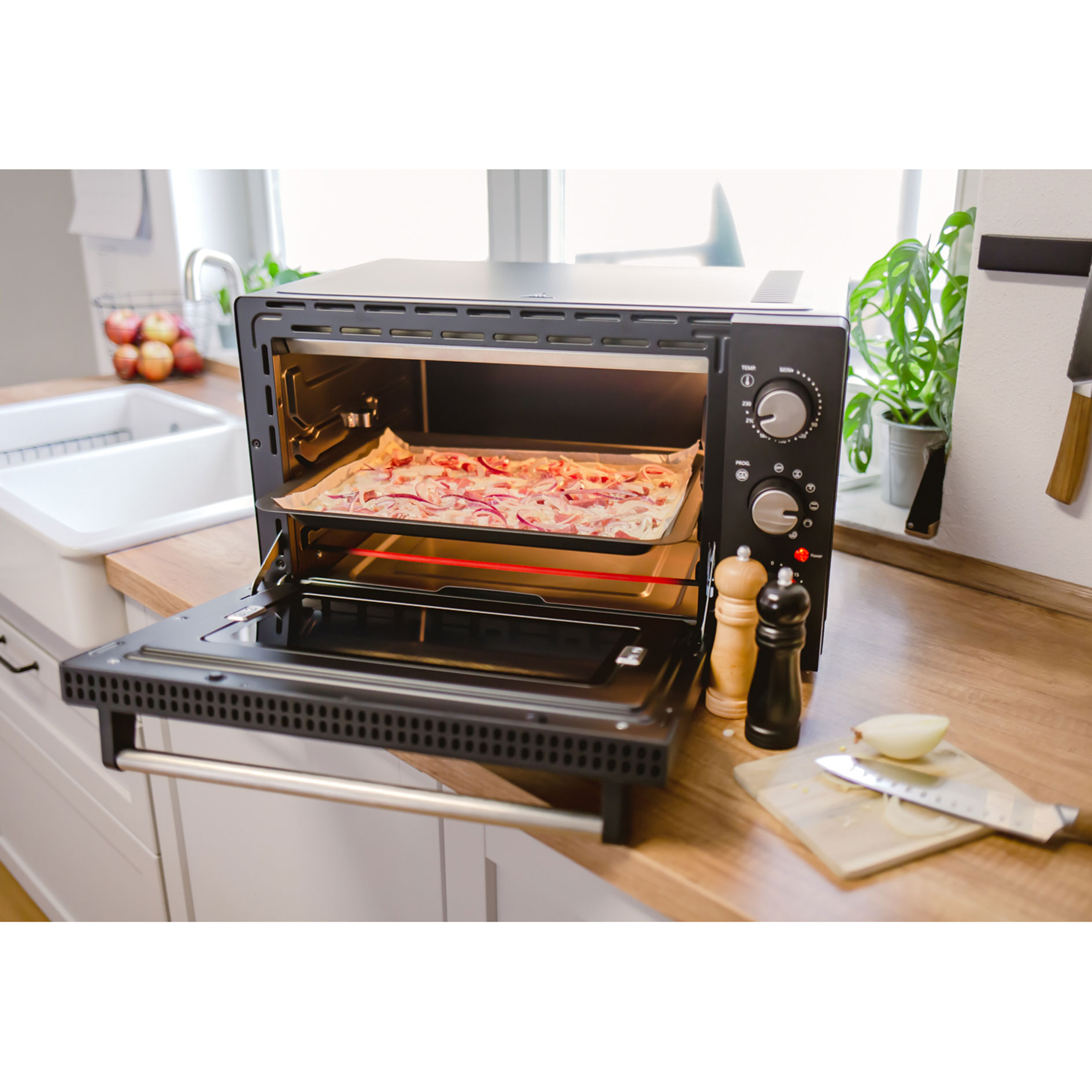 STEBA Grillbackofen KB M42 - schwarz - 2000 Watt