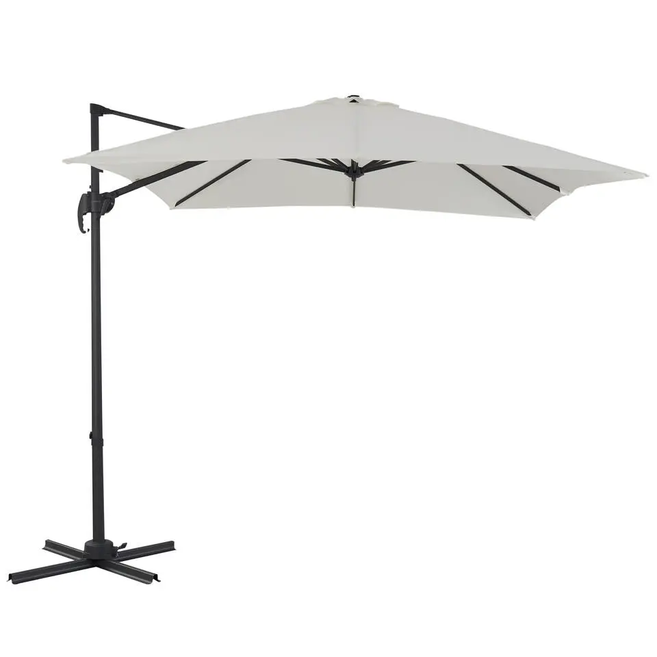 Tiltable Floating Parasol 250x250 cm - Starker schwimmender Sonnenschirm - Ecru