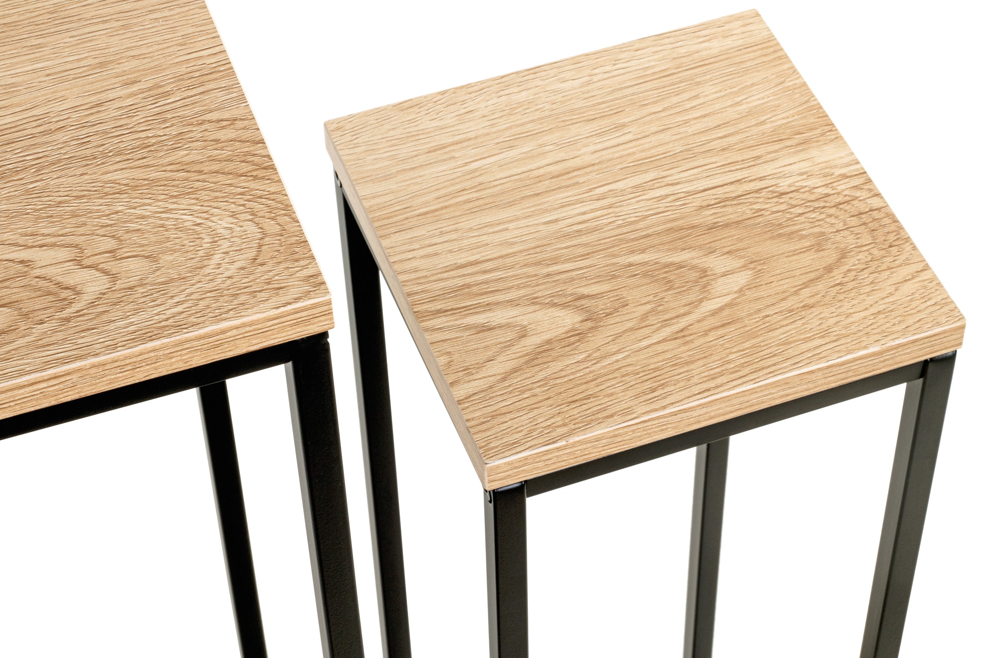 Blumensäulen 2er-Set braun/schwarz