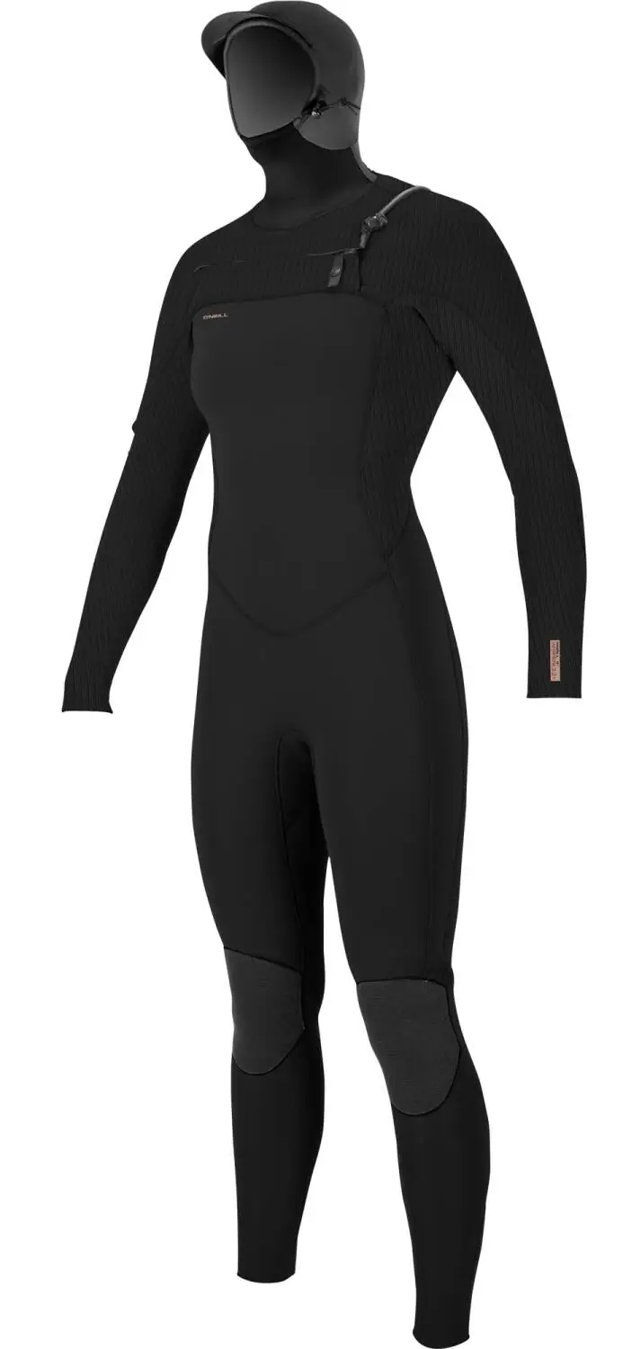 O'Neill Hyperfreak Hooded 5mm Chest Zip Dame Vinter Våddragt