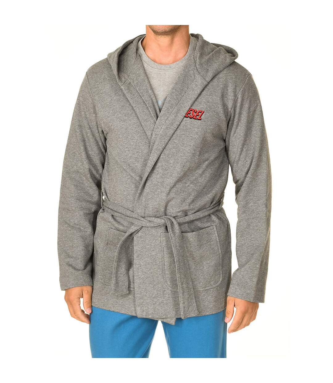 Long sleeve robe with knot closure A03070-0CEAA man