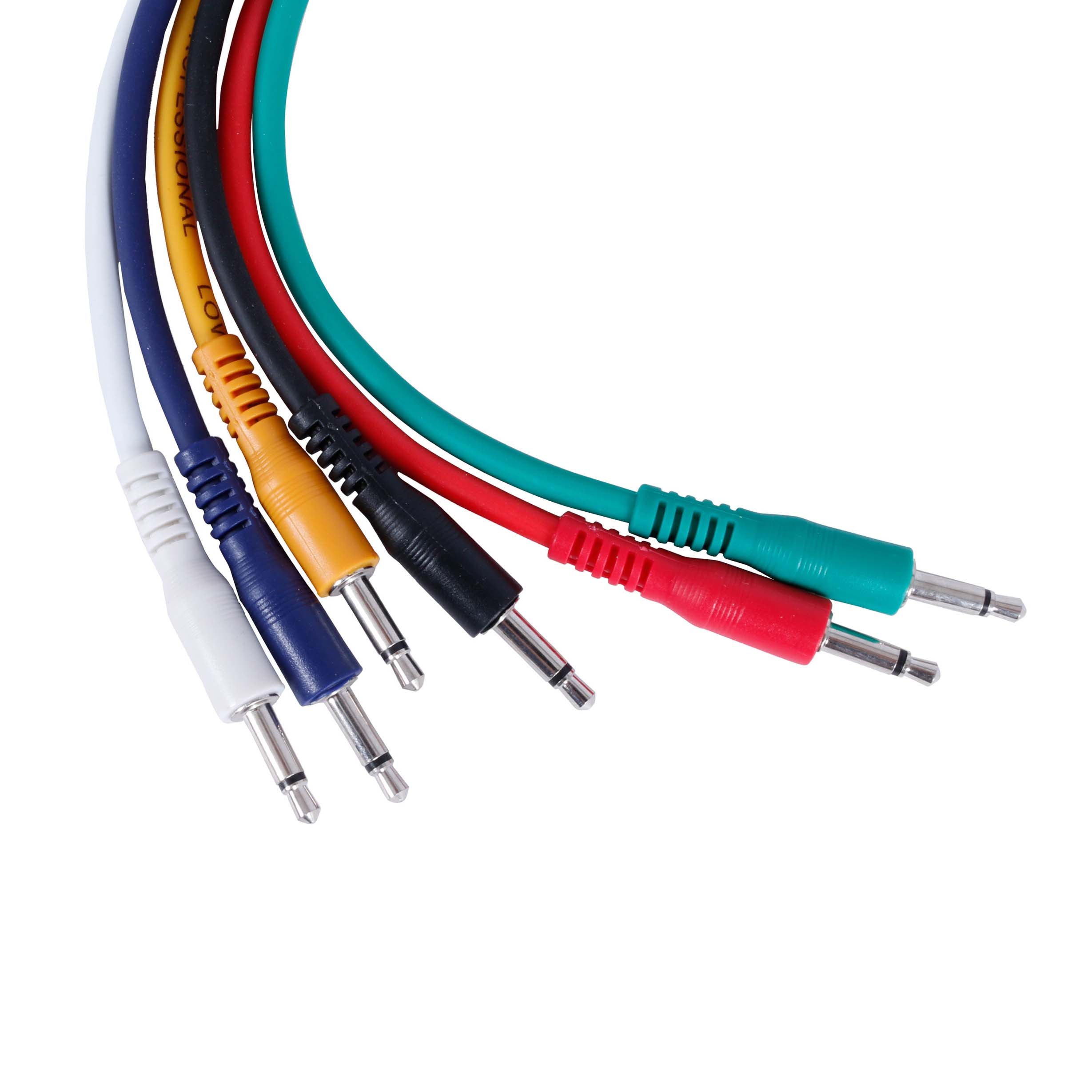 Devine PATCH3535-RB-30cm patchkabel mono 3.5 mm 6-pack 30 cm