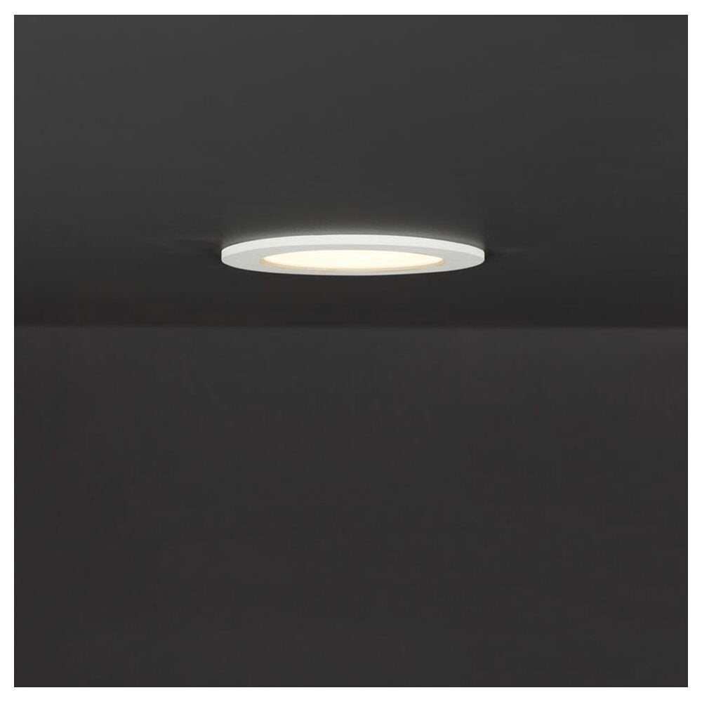 LED-paneel Kallisi in wit, van metaal, 6W, 3000K, 420lm, 115mm