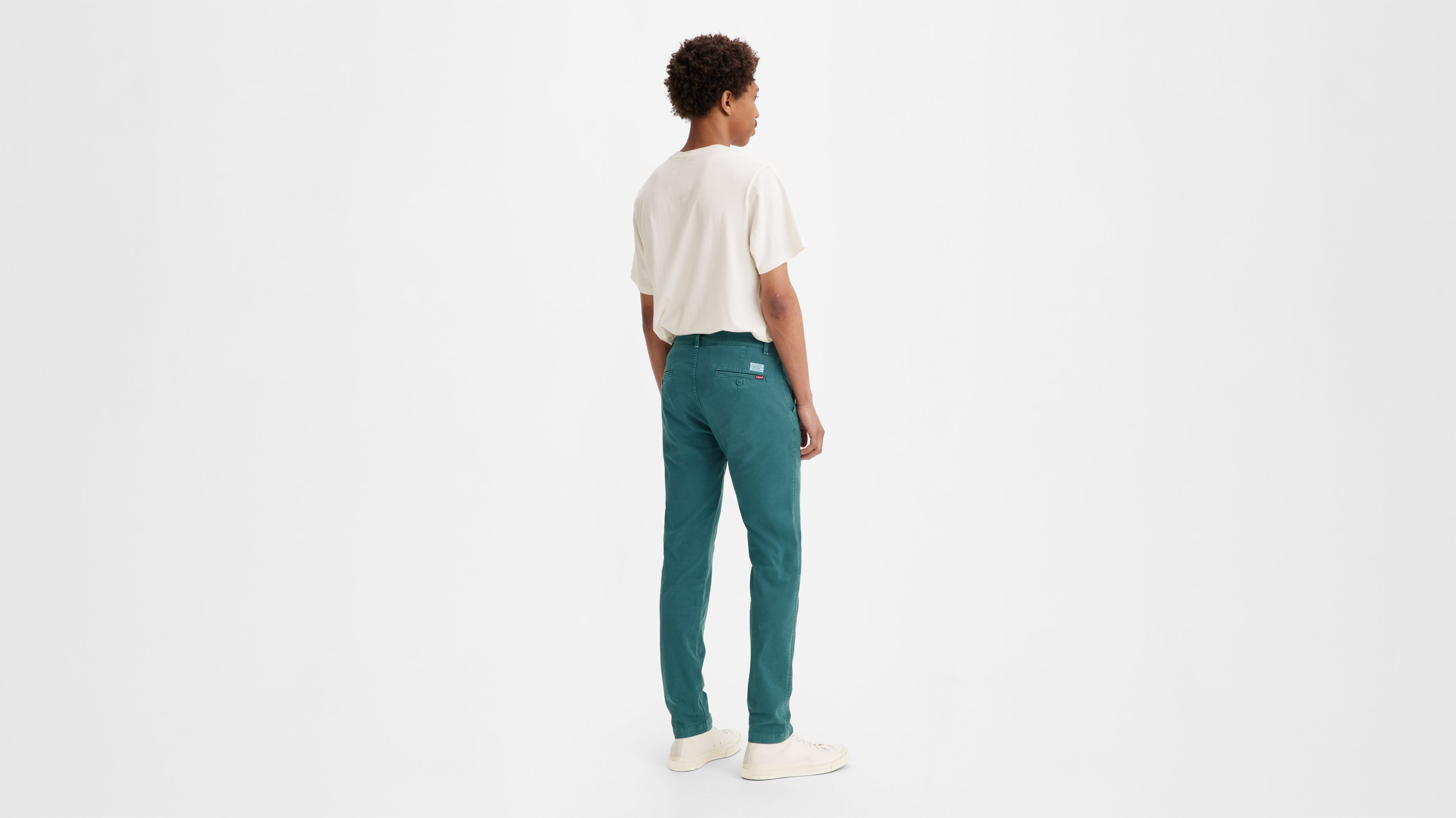 Xx Chino Slim II - Green Garment Dye - Vert