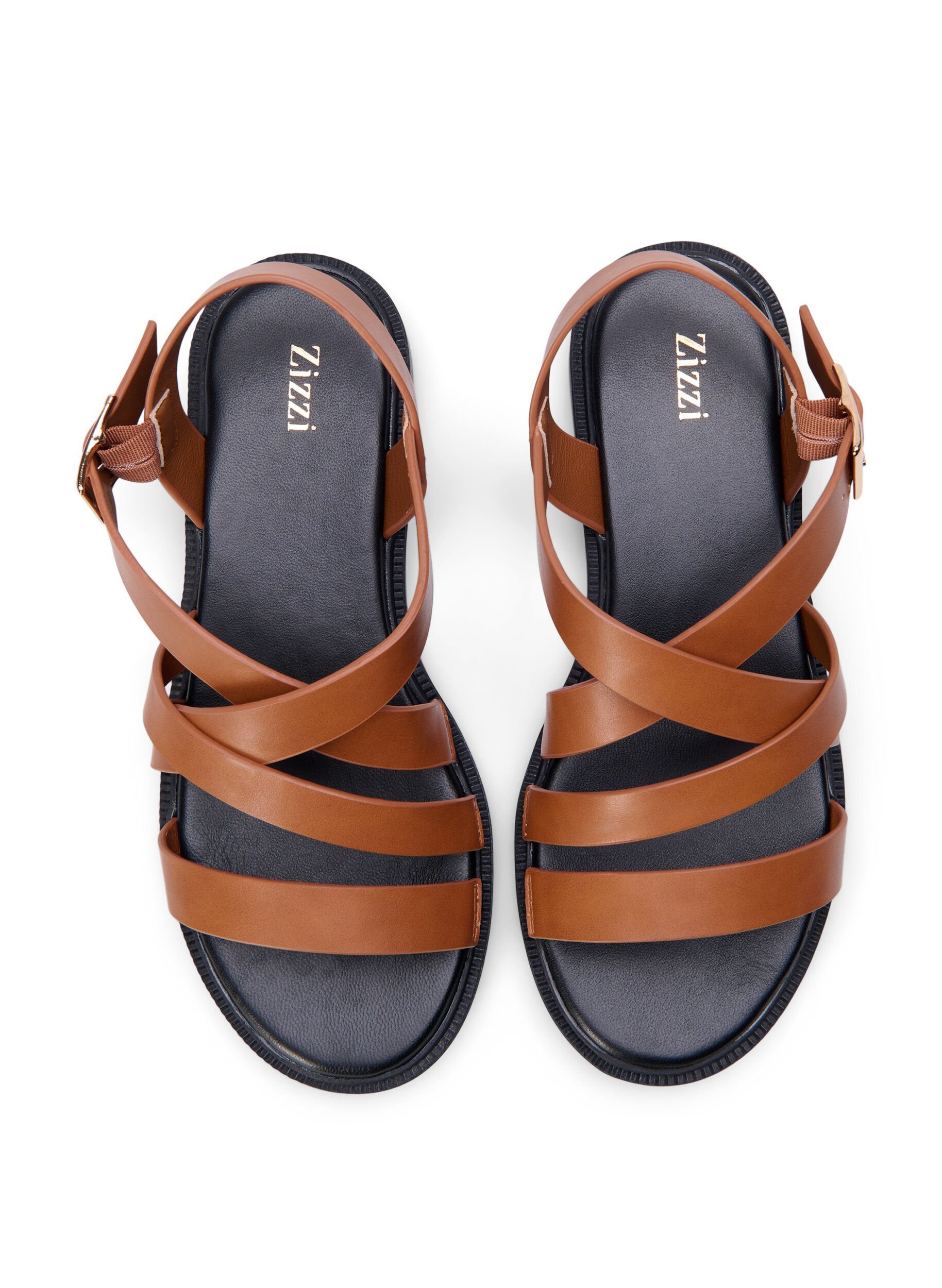Wide fit - Sommer sandal i læder