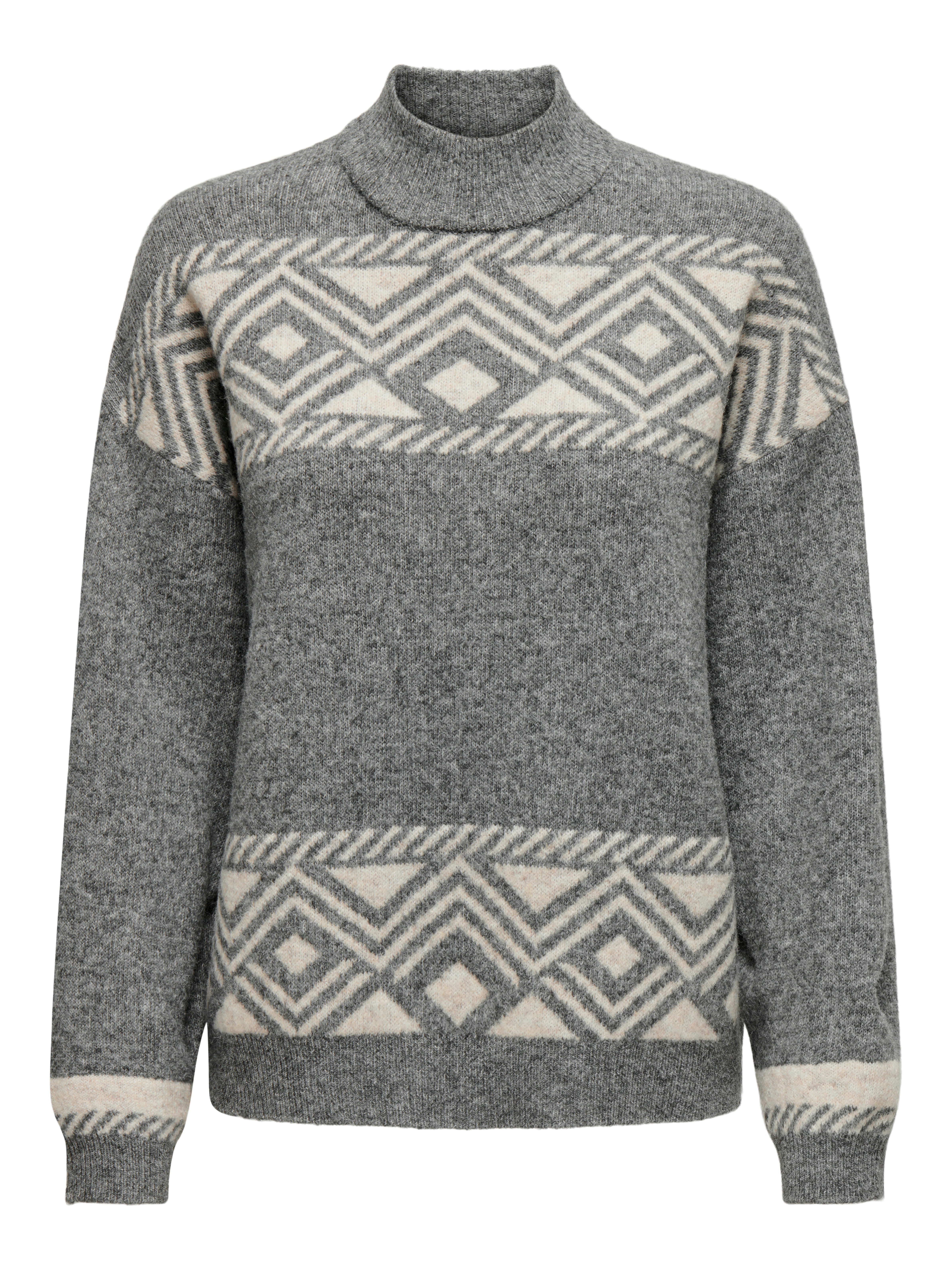 ONLVICTORIA Strickpullover Medium Grey Melange
