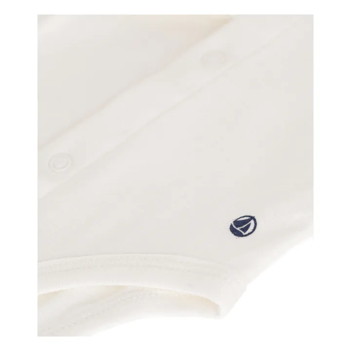 Petit Bateau Body Col Claudine Mactose | Ecru