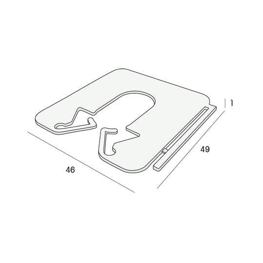 Milli-Max Uitvulplaatjes 1mm Wit VE=360 - 07810121