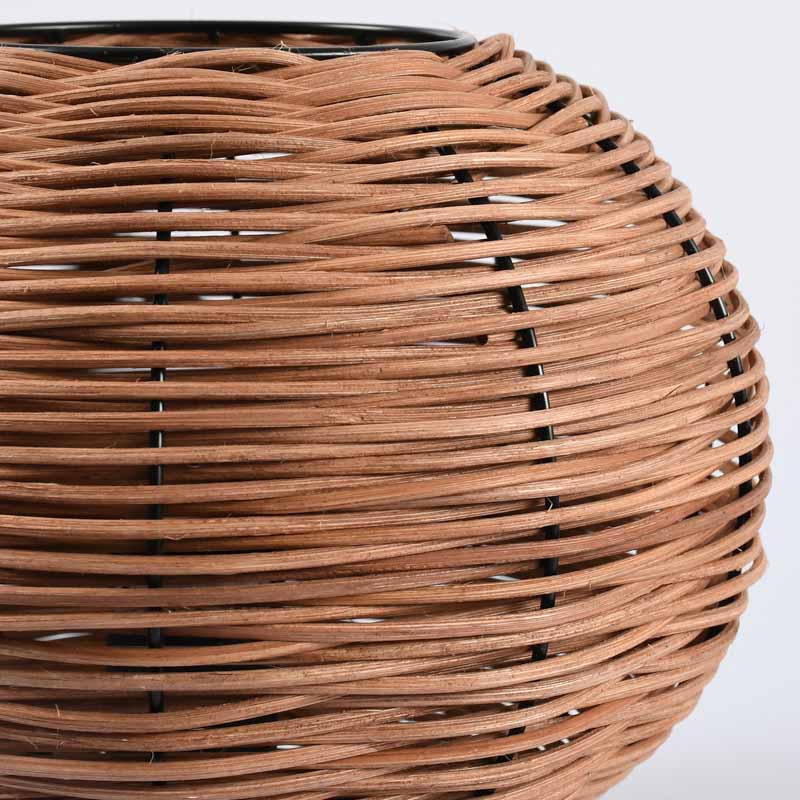Lampe boule en rotin 'Themis'