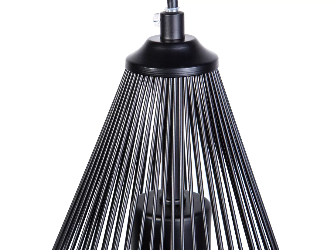 Lampe suspension CONCA Métal Noir