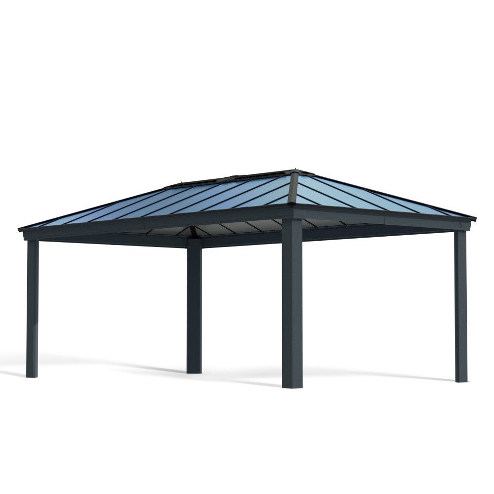 PAVILJONG CANOPIA DALLAS HARDTOP 6100 3,6X6M GRÅ
