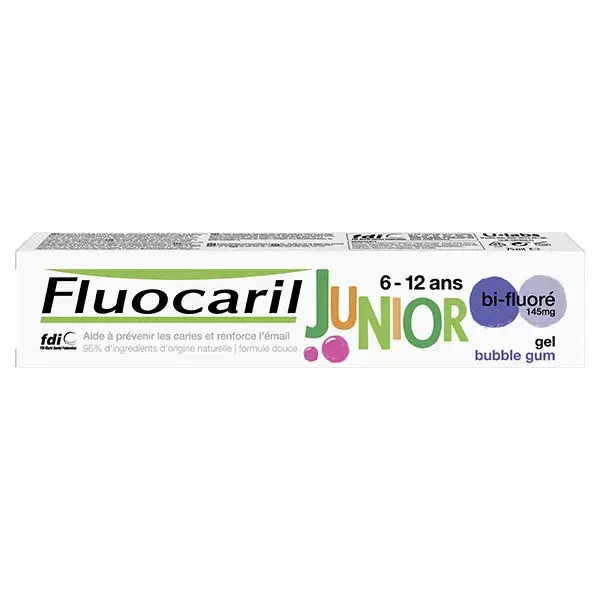 Fluocaril Junior 6-12 anos Pasta de dente em gel com bolhas 75ml
