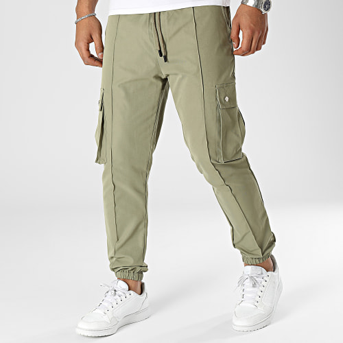 Pantalon Cargo Vert Kaki