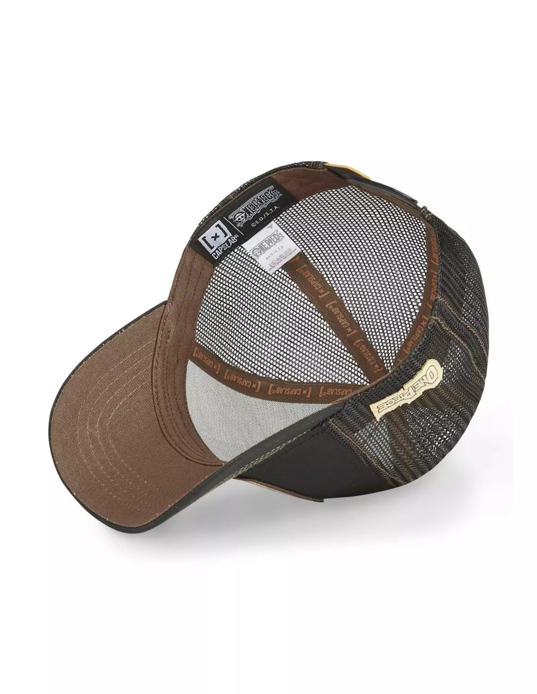 CAPSLAB Casquette One Piece - Luffy Wanted - Casquettes Noir