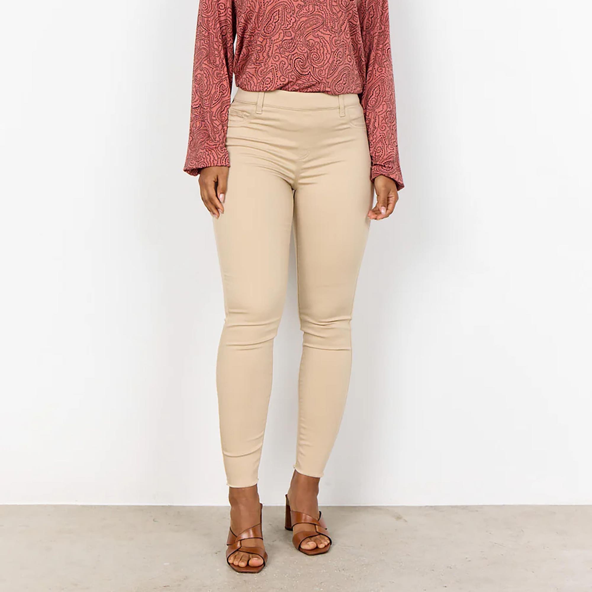 Pantalon Femme beige