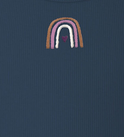 Name It T-shirt - Rib - NmfKatte - Dark Denim