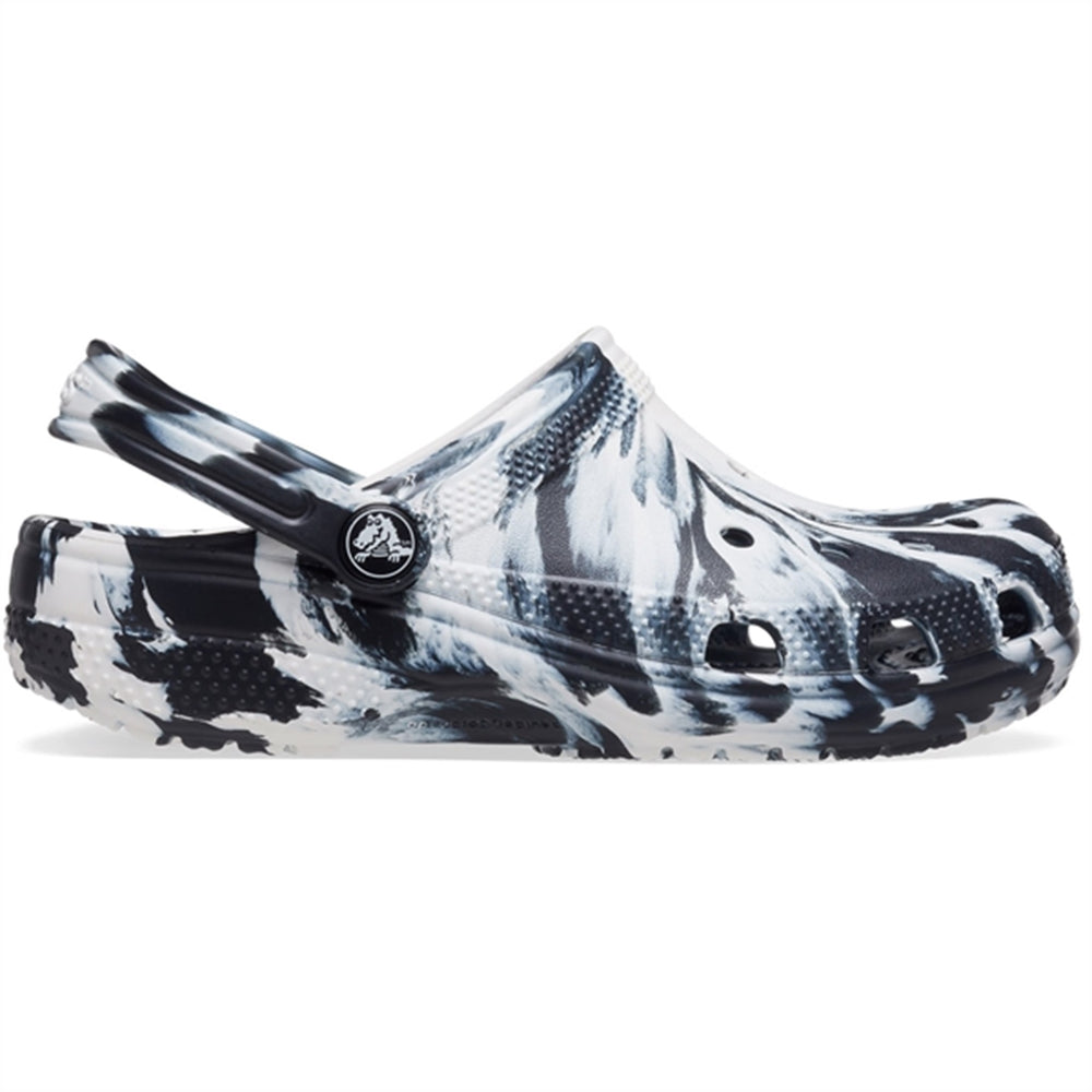Classic Marbled Clog Black/White - Crocs