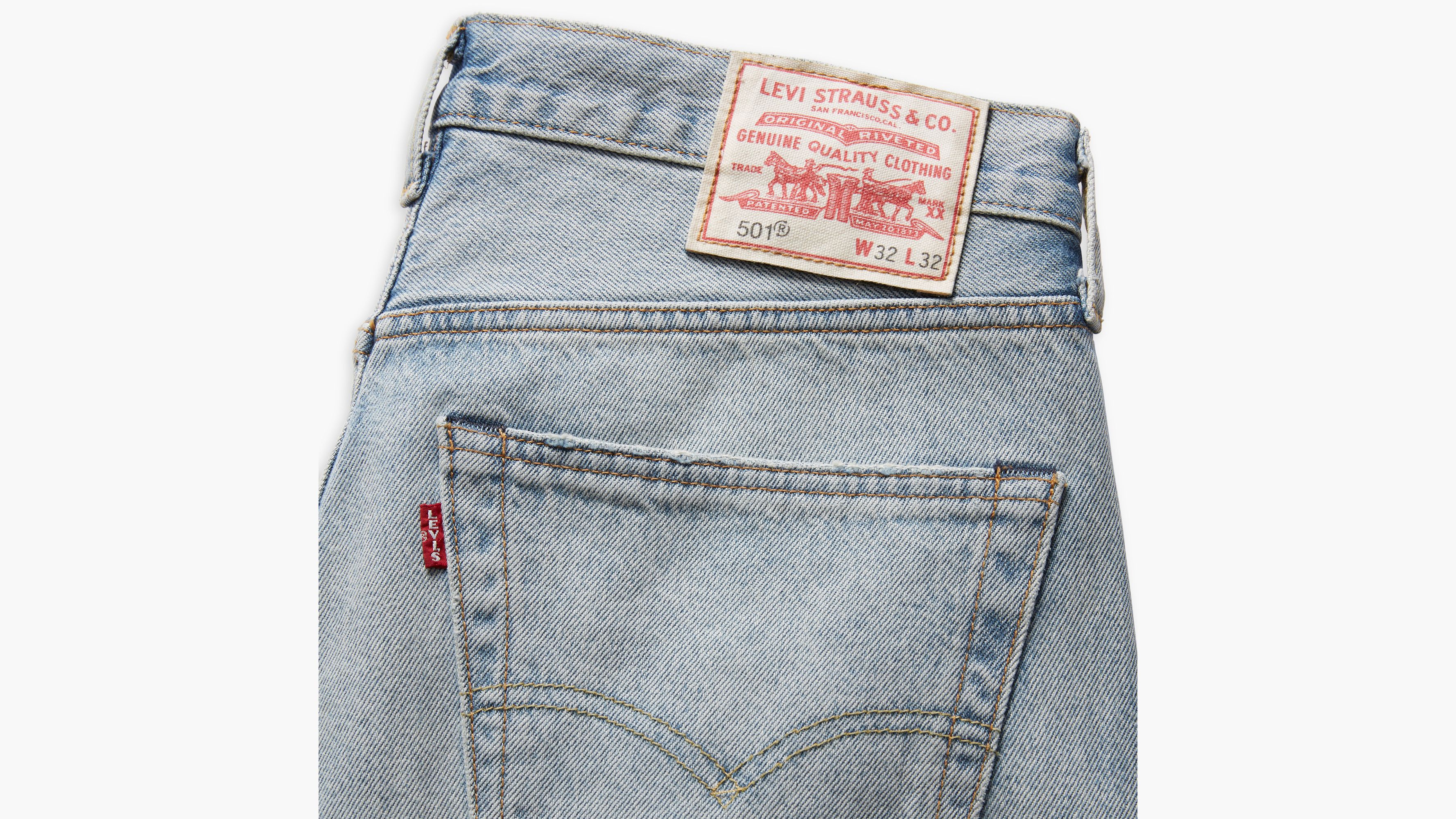 Levi's® jean 501® Original coton de transition Lightweight - Lover'S Ball Destructed - Bleu