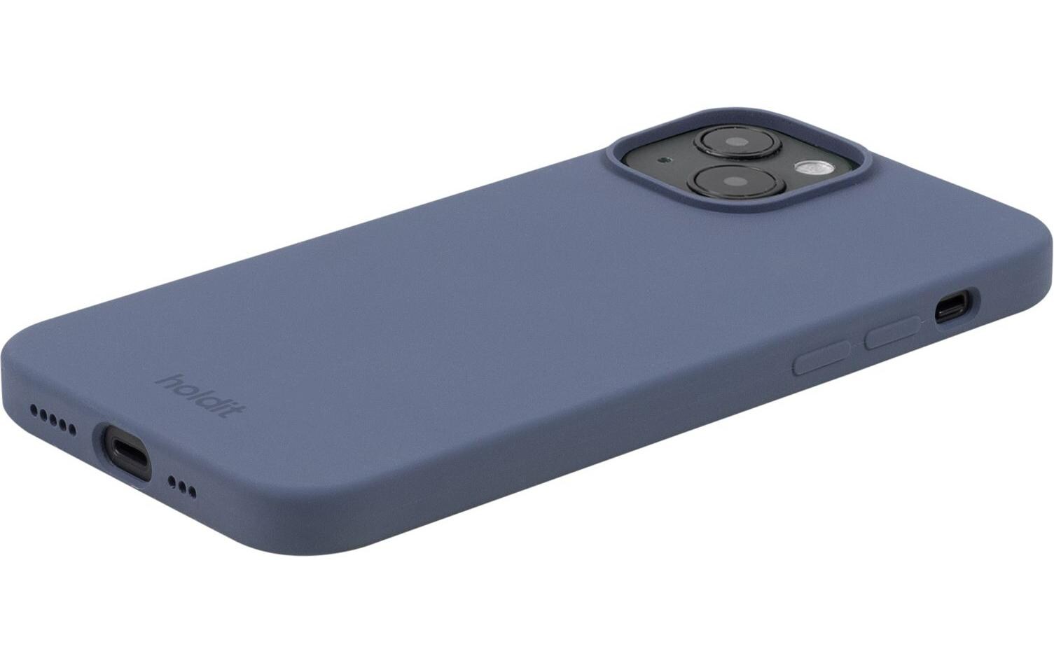 Back Cover Silicone iPhone 14 BlauModerne Handyhülle aus ultradünnem und griffigem Silikon für das Apple iPhone 14