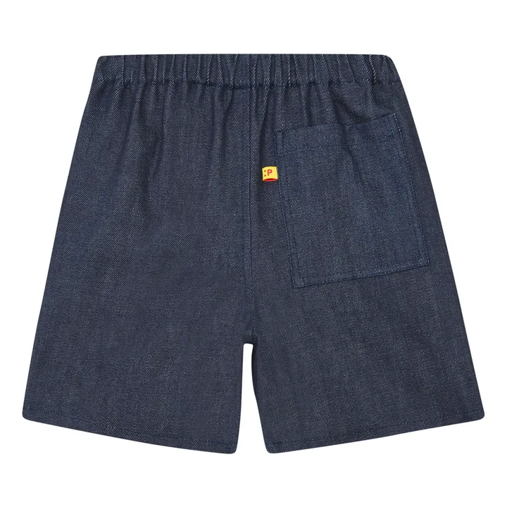PDenim Short en Denim Coton Bio | Indigo
