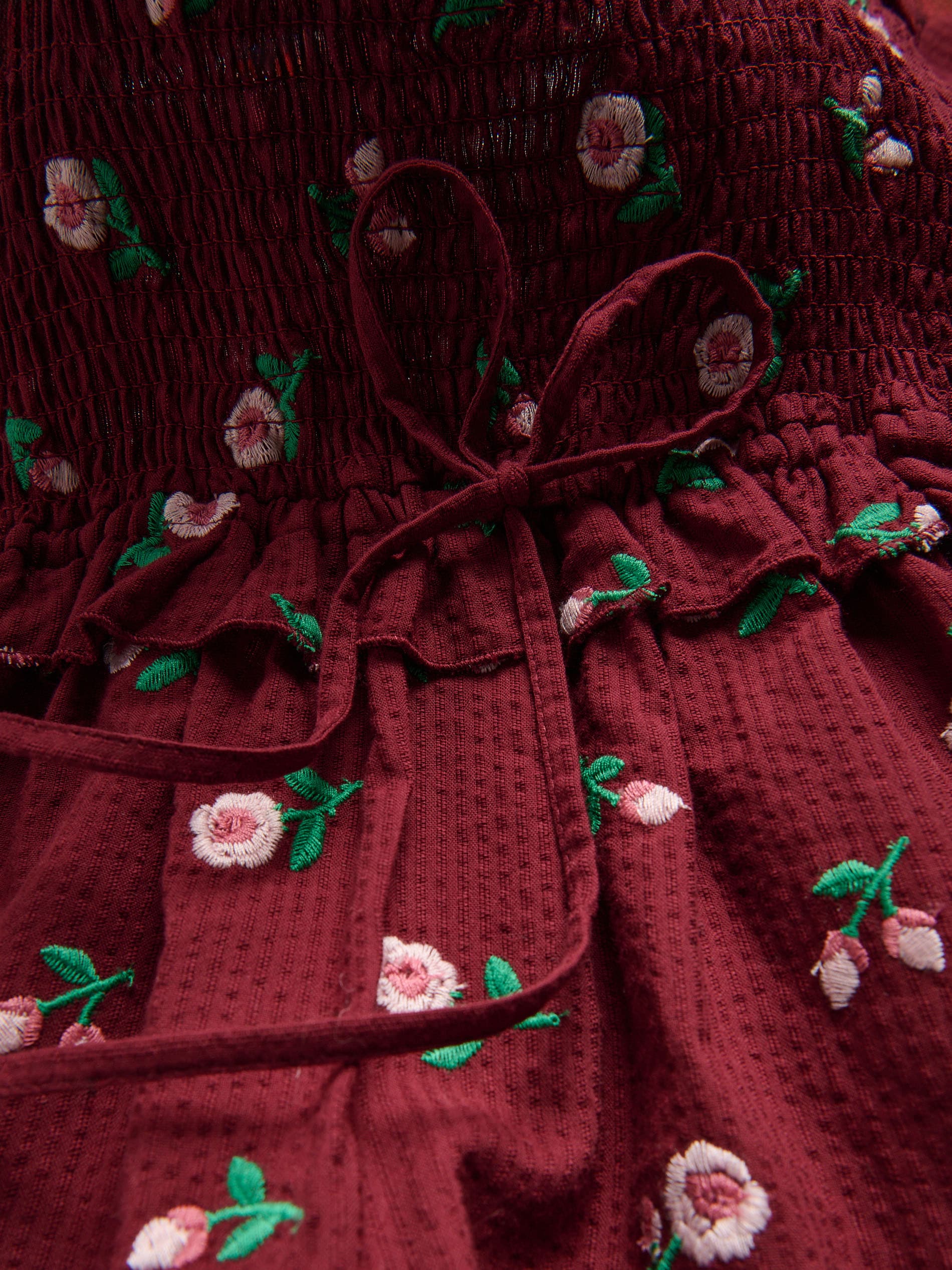 Midikleid mit Blumenmuster