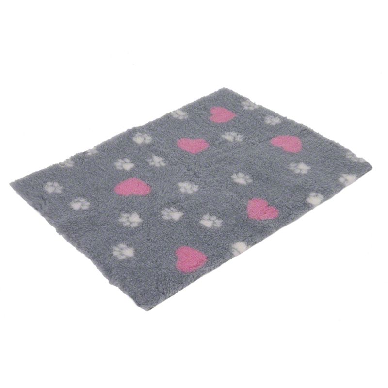 Tapis Vetbed Isobed, gris, beige et rose