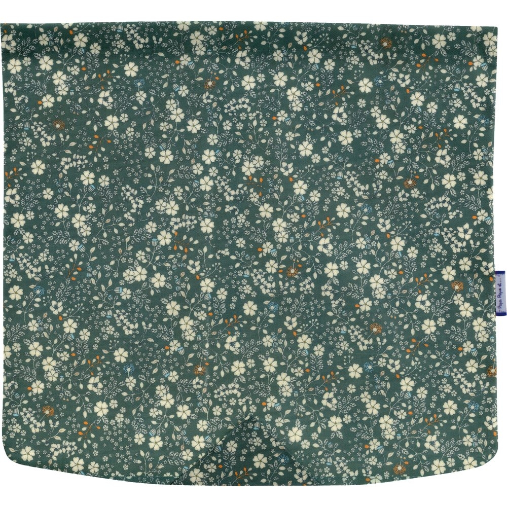 Rabat Besace Carré Grand Fleuri Kaki