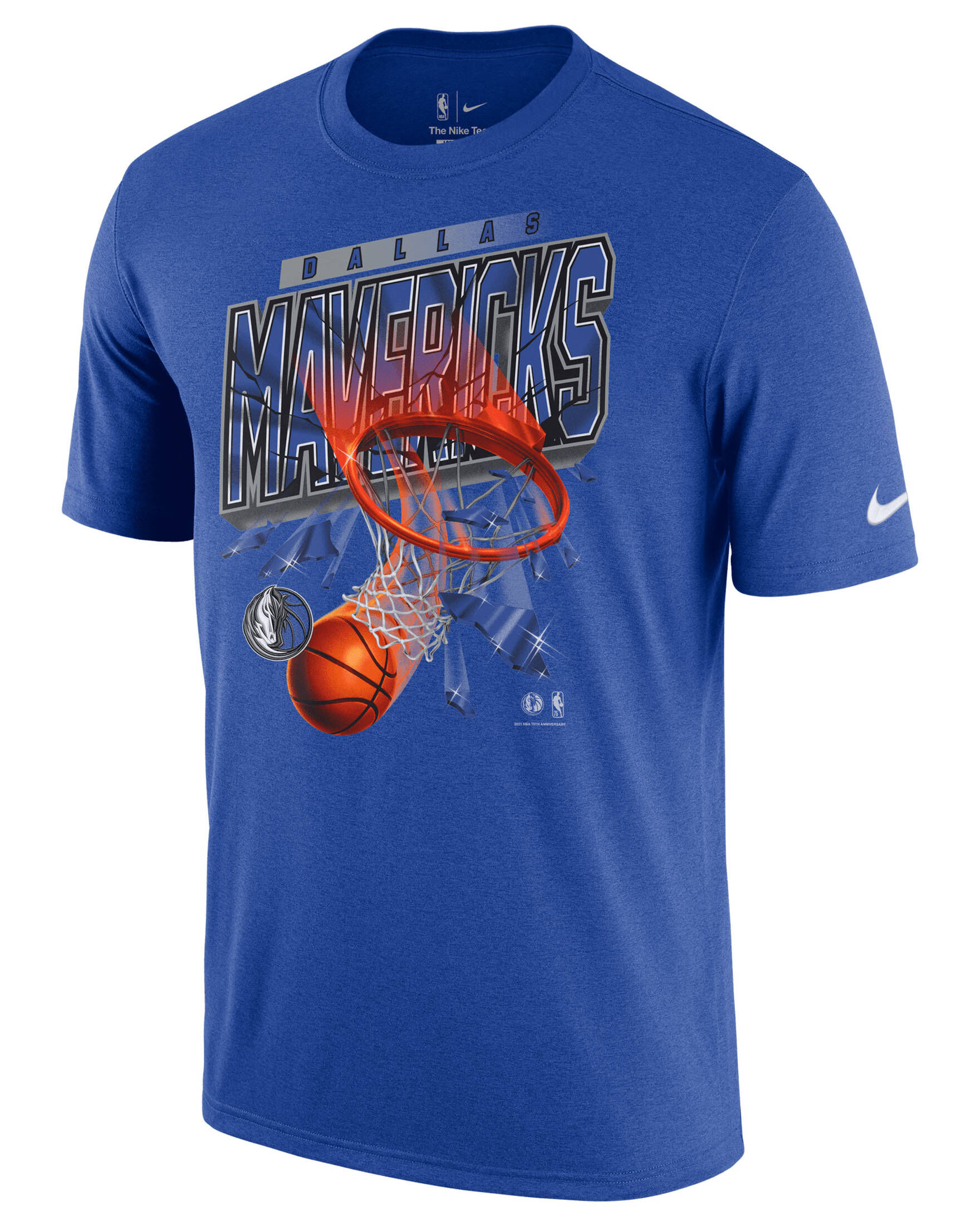 Nike| Herren Basketballshirt NBA DALLAS MAVERICKS COURTSIDE