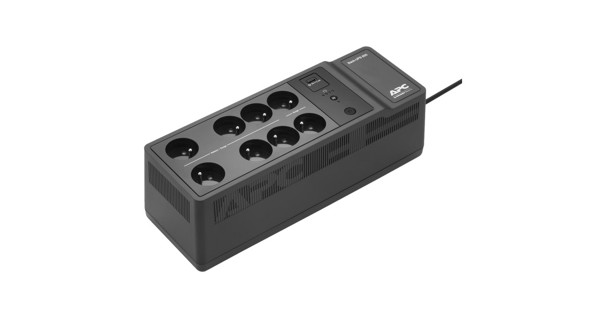 APCBack-UPS BE650G2-FR - Noodstroom ups  (Zwart, 650VA)