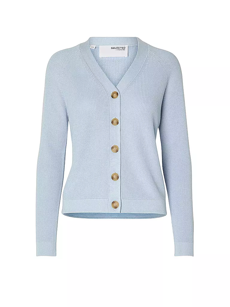 SELECTED FEMME Cardigan SLFELINNA hellblau