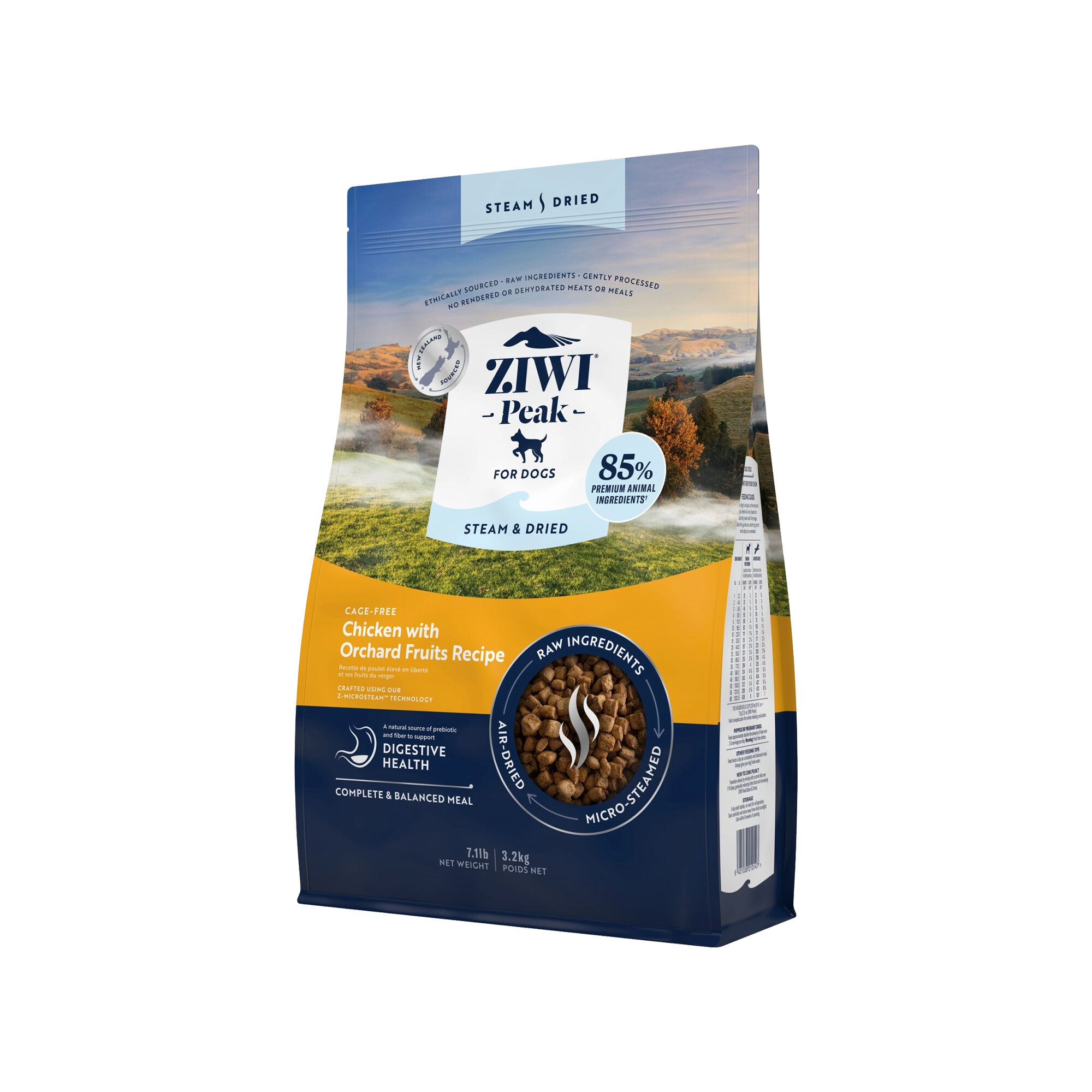 Ziwi Peak Steam & Dried hondenvoeding - Kip