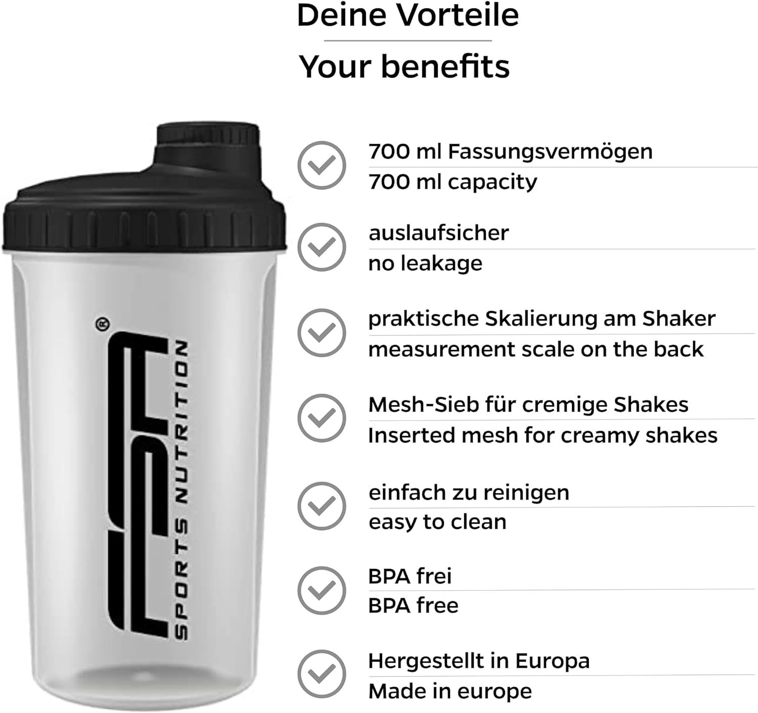 FSA NUTRITION Protein Shaker