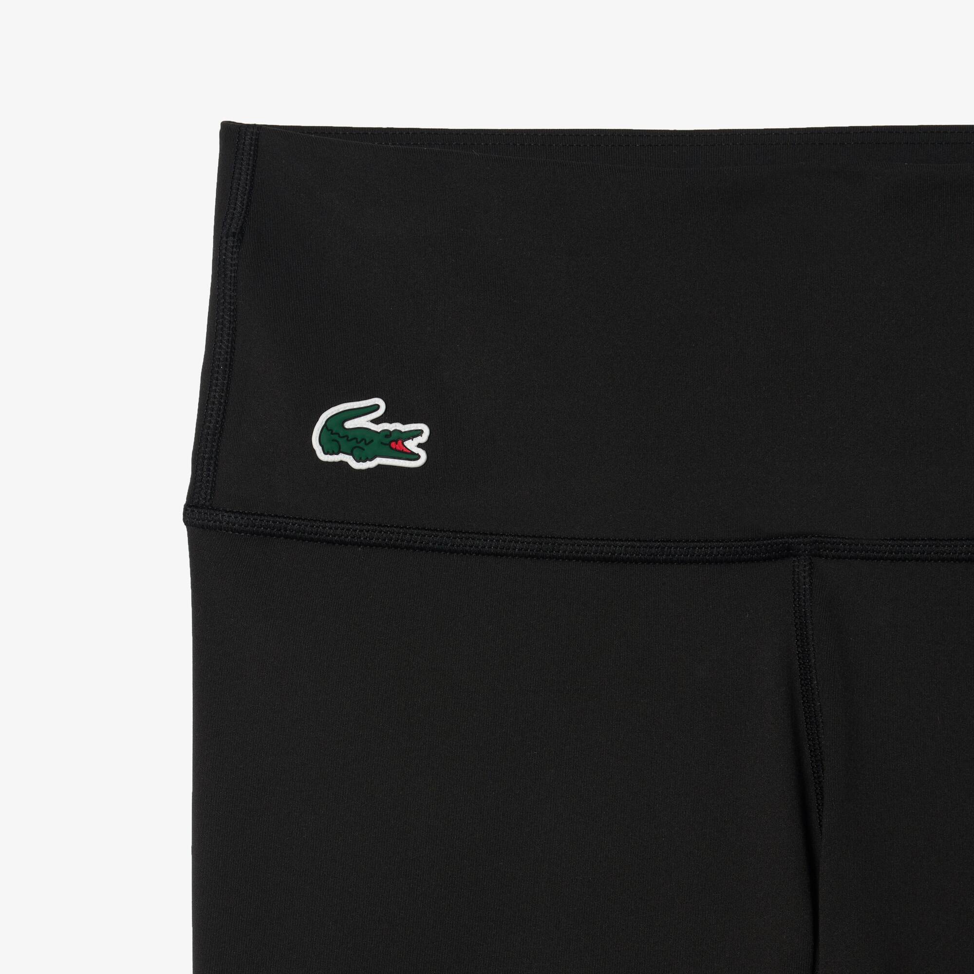 Legging Sport imprimé Lacoste stretch Ultra-Dry Pantalons de survêtement - Noir - Lacoste - Femme