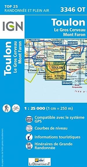 IGN - TOP25 3346OT TOULON 1 25 000
