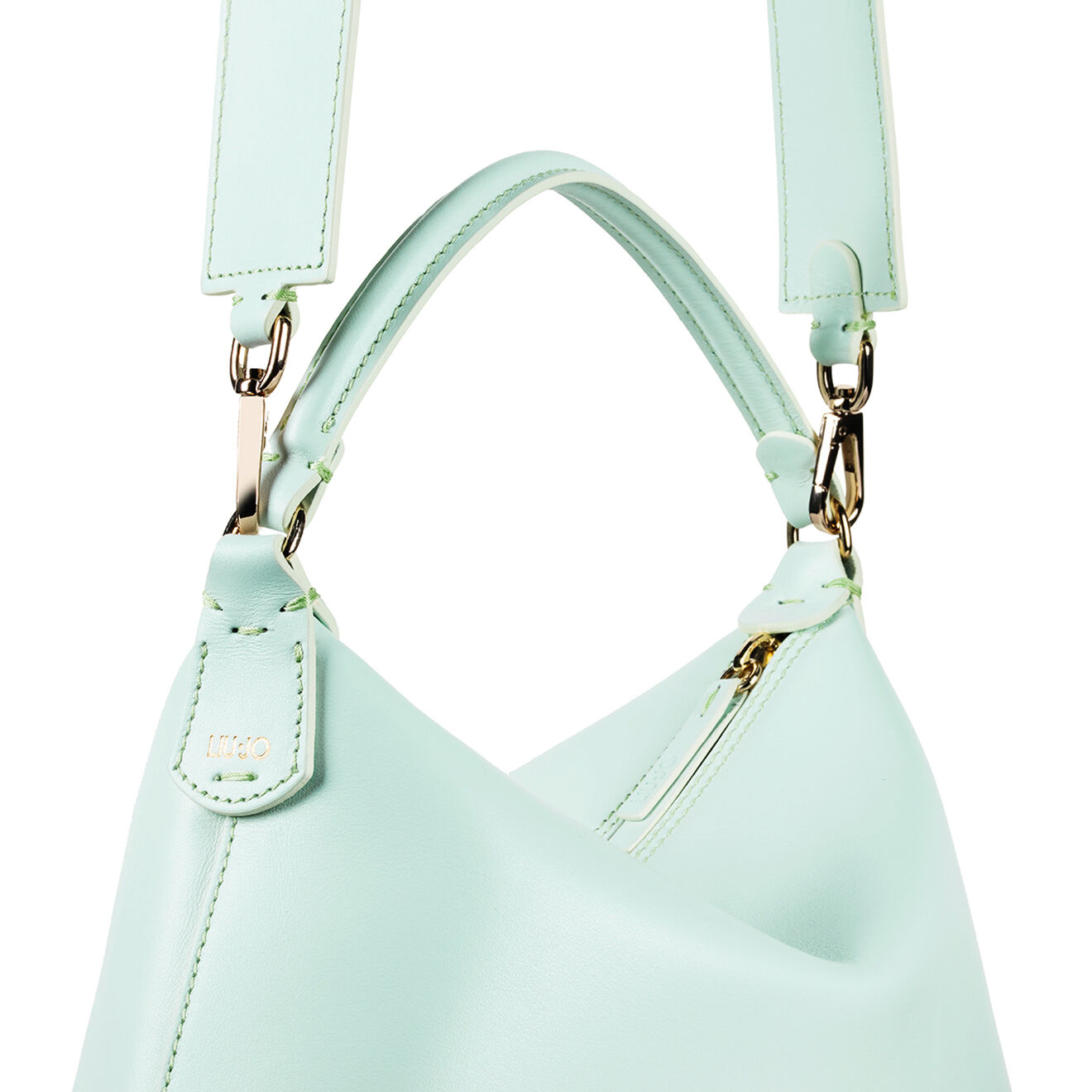 Leonie Hanne x Liu-Jo Sac à main en Cuir Hobo Leonie Hanne X Liu Jo turquoise - 26x17x10 cm