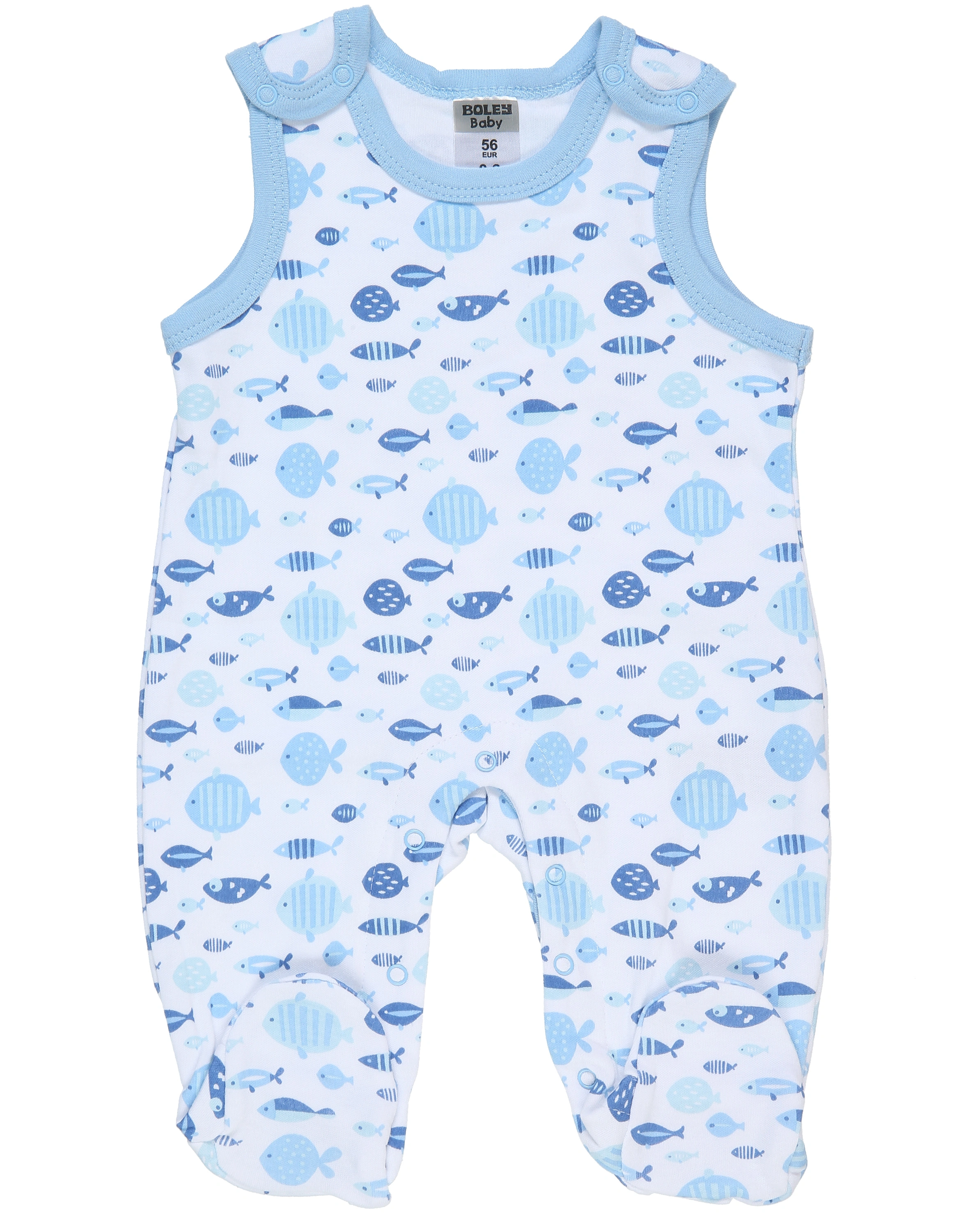 Strampler-Set CAPTAIN FUTURE 2er-Pack in blau/weiß