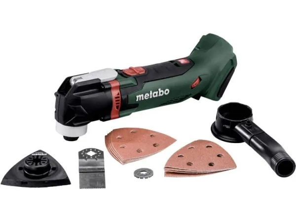 Metabo MT 18 LTX, Slibning, Rasping, Save, Skrabning, Sort, Grøn, Rød, 18000 OPM, 7000 OPM, 1,6°, 11,5 m/s² - SOLO