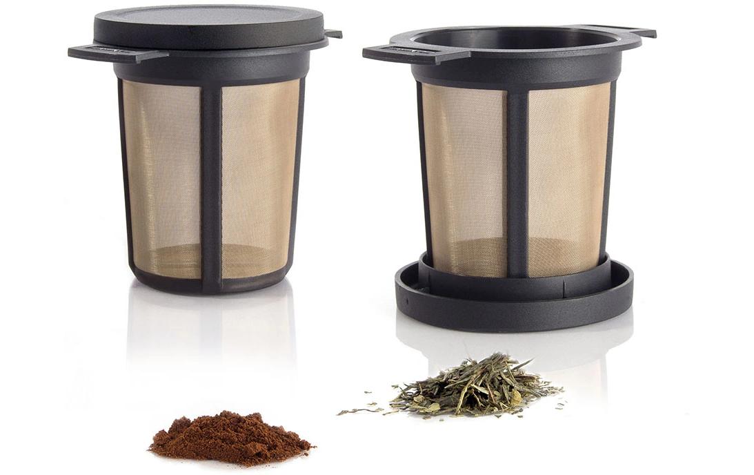 Teefilter-System Brewing Basket M SchwarzDauerfilter mit Edelstahlgewebe