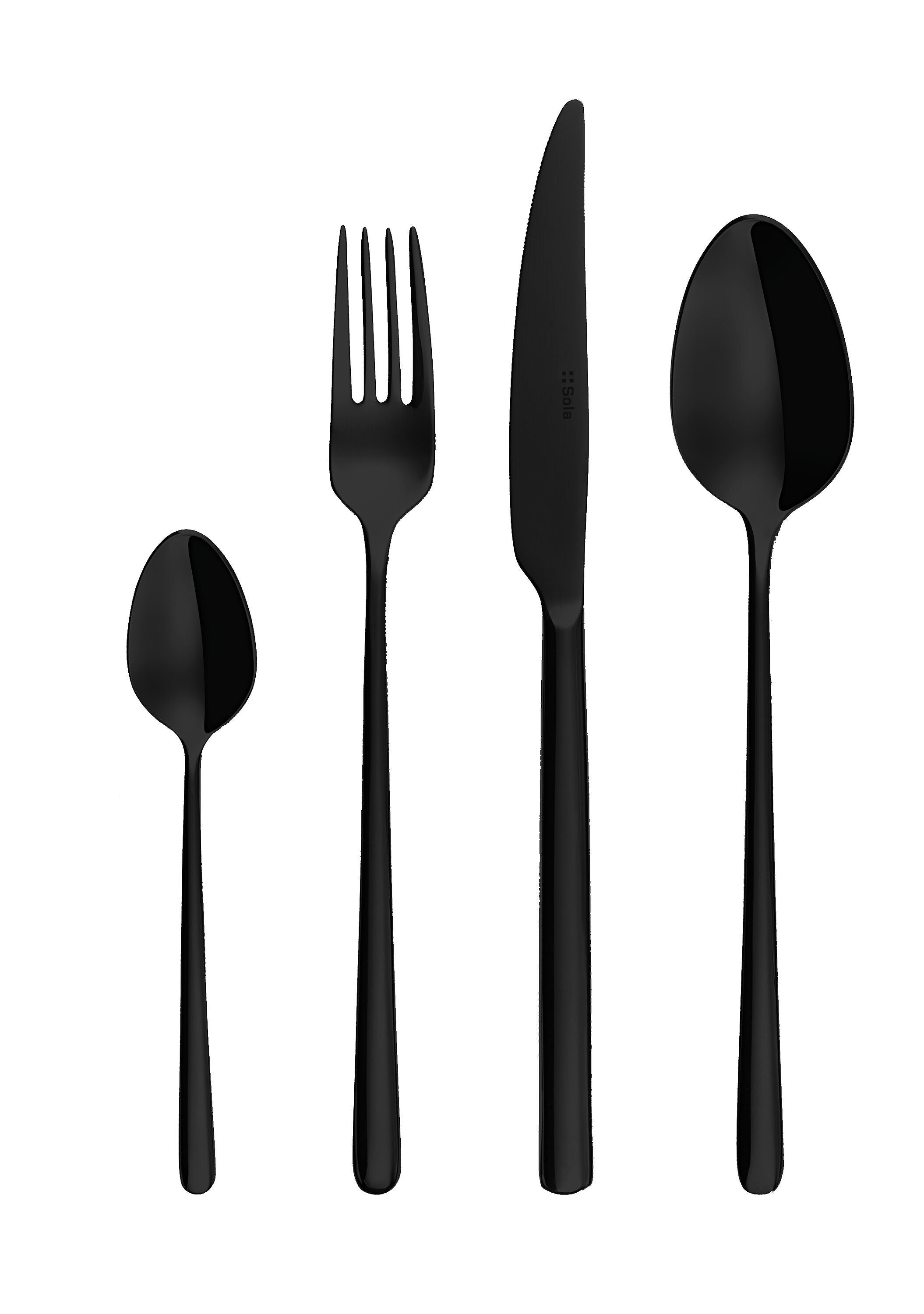 CALGARY Besteck-Set - Schwarz