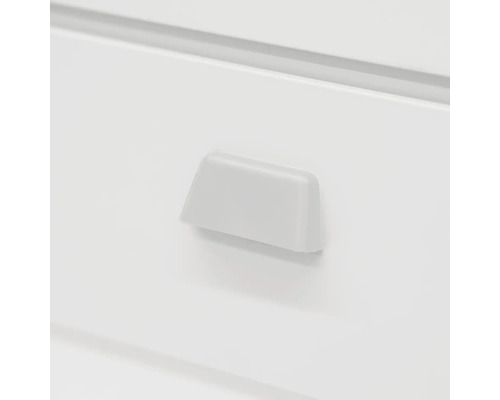 ARON Ternum aluminium raam RAL 9016 verkeerswit, 2-vleugelig (kiep-draai) met beweegbare tussenstijl, 1300x900 mm, DIN links
