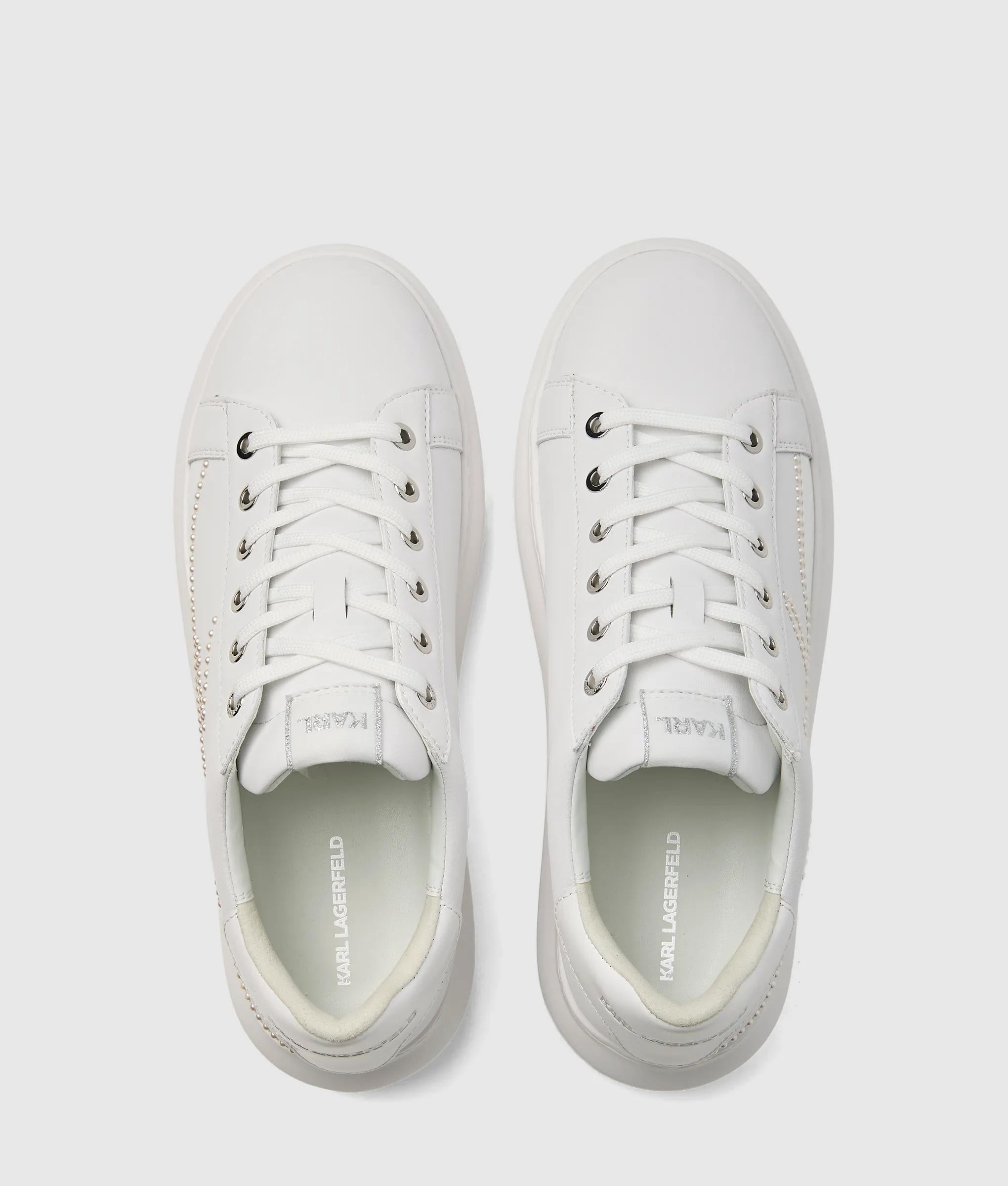 Kapri Signature sneakers met imitatieparels
