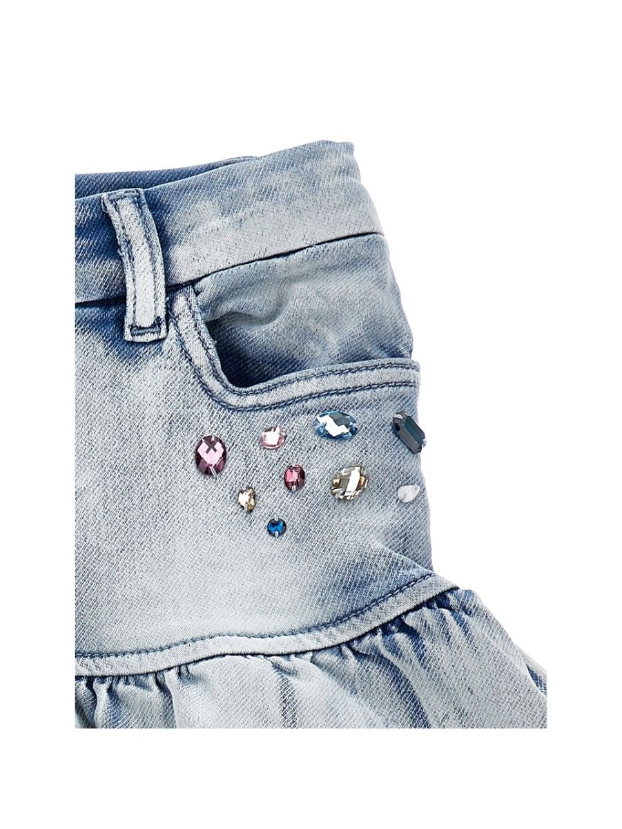 Monnalisa Denim Skirt Stitch