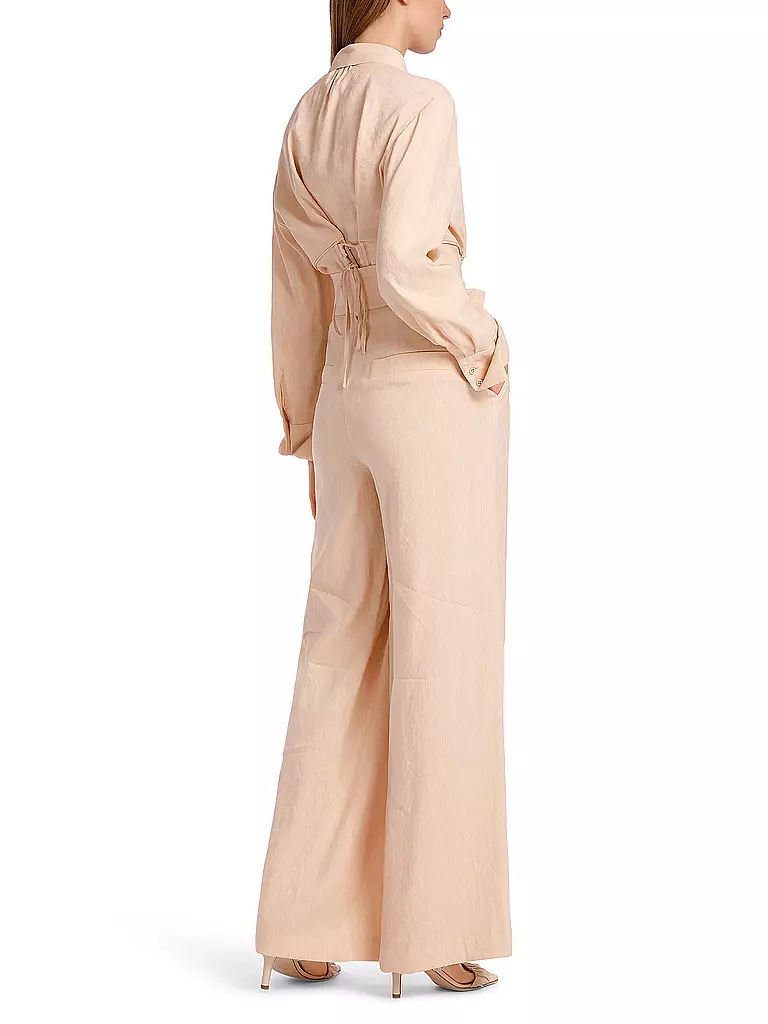 MARC CAIN High Waist Chino WICHITA Wide Fit rosa
