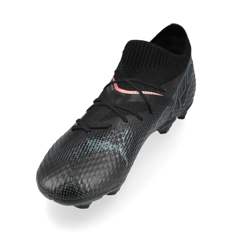 PUMA Future 7 Pro FG/AG Eclipse - Noir/Blanc Enfant