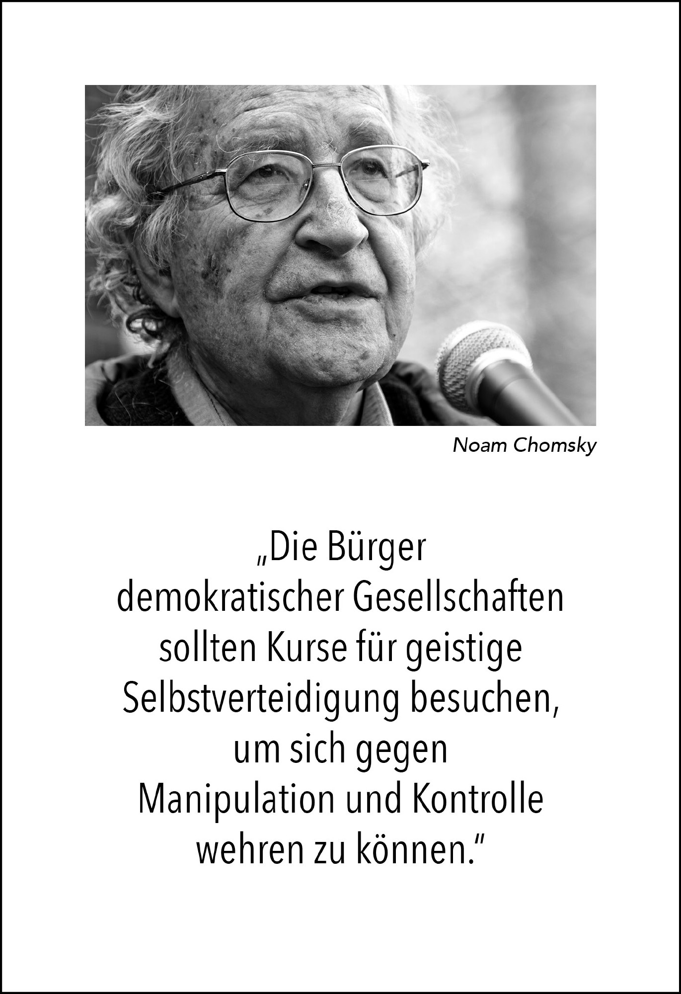 Postkarte 'Die Bürger demokratischer Gesellschaften' günstig bestellen