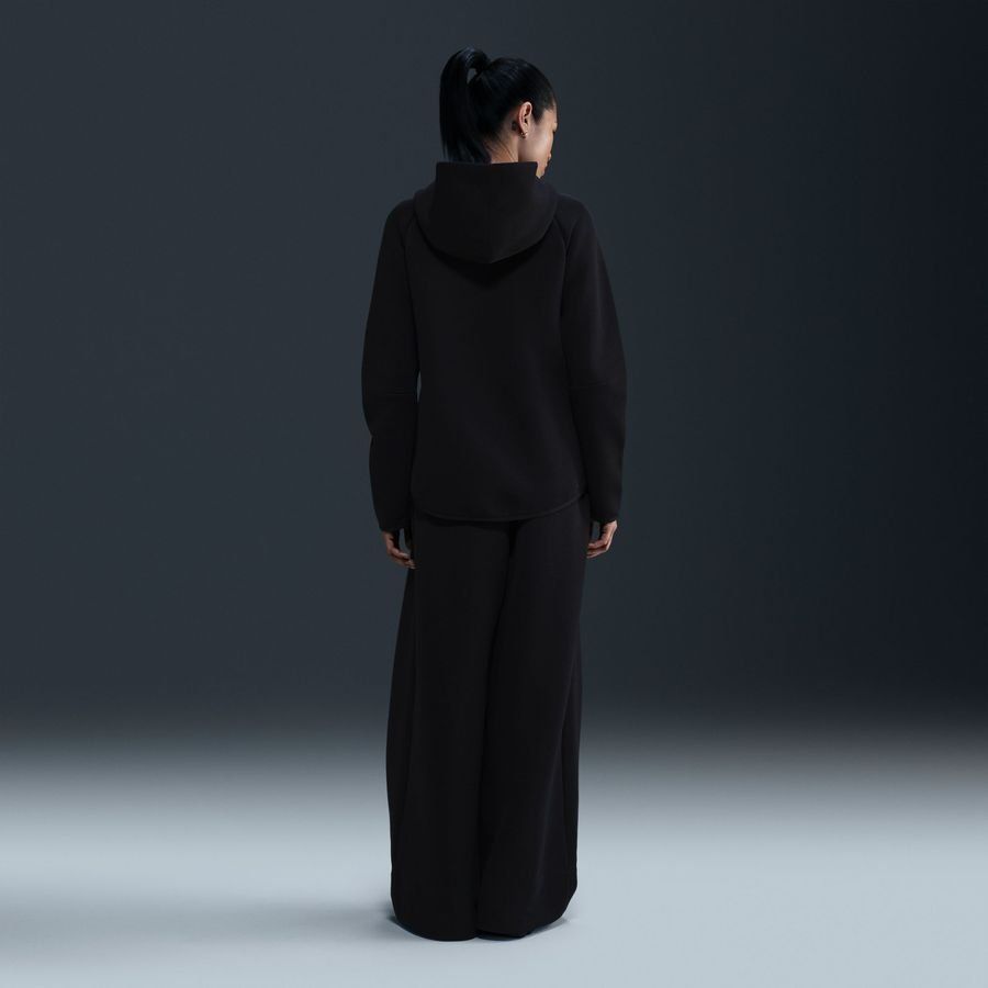 Nike Sweat à Capuche Tech Fleece FZ Coupe-Vent - Noir Femme